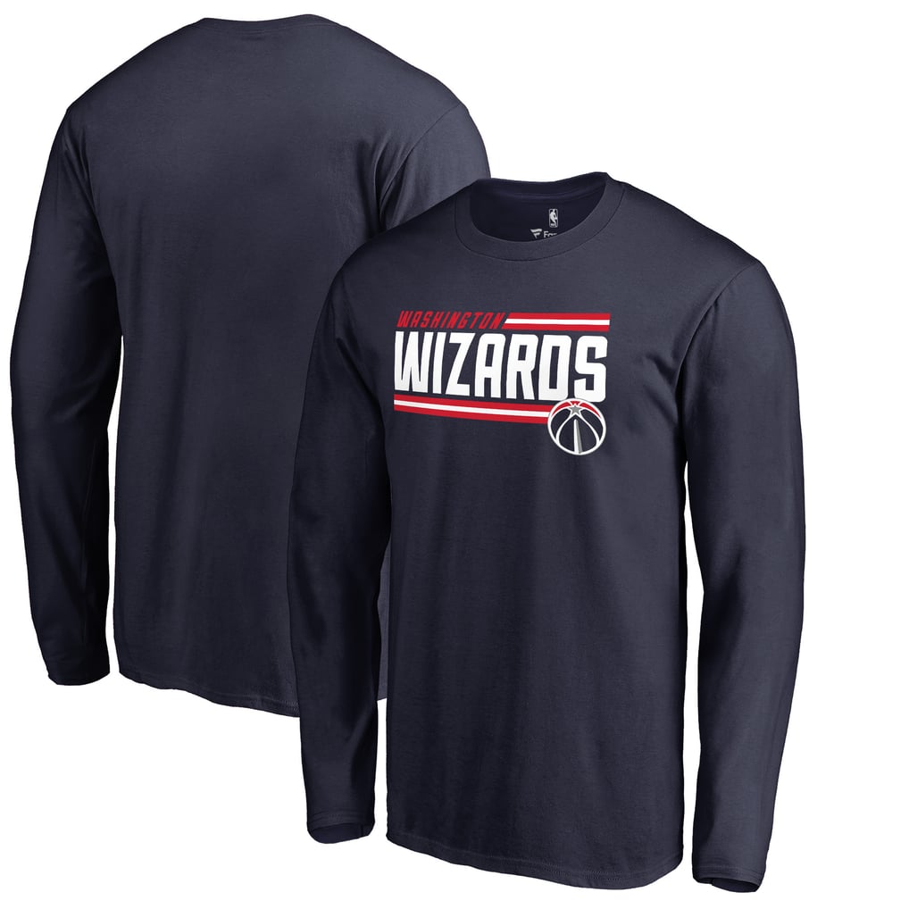 Washington Wizards Onside Stripe Long Sleeve T-Shirt - Navy