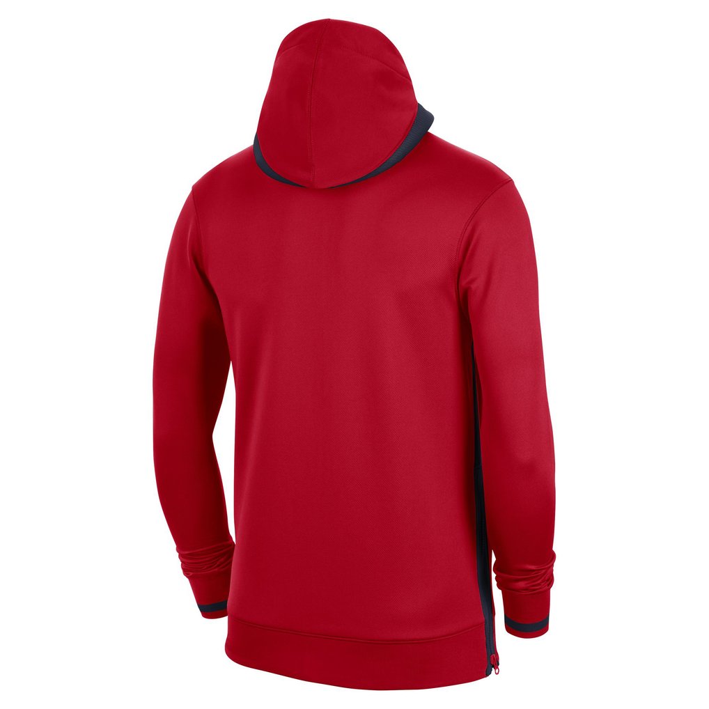 Washington Wizards Nike Authentic Showtime Performance Full-Zip Hoodie - Red
