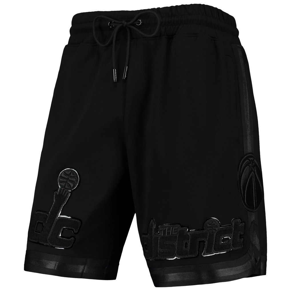 Washington Wizards Pro Standard Triple Black Gloss Shorts