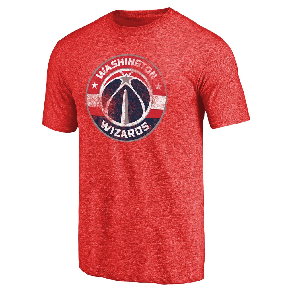 Washington Wizards Distressed Logo Tri-Blend T-Shirt - Red