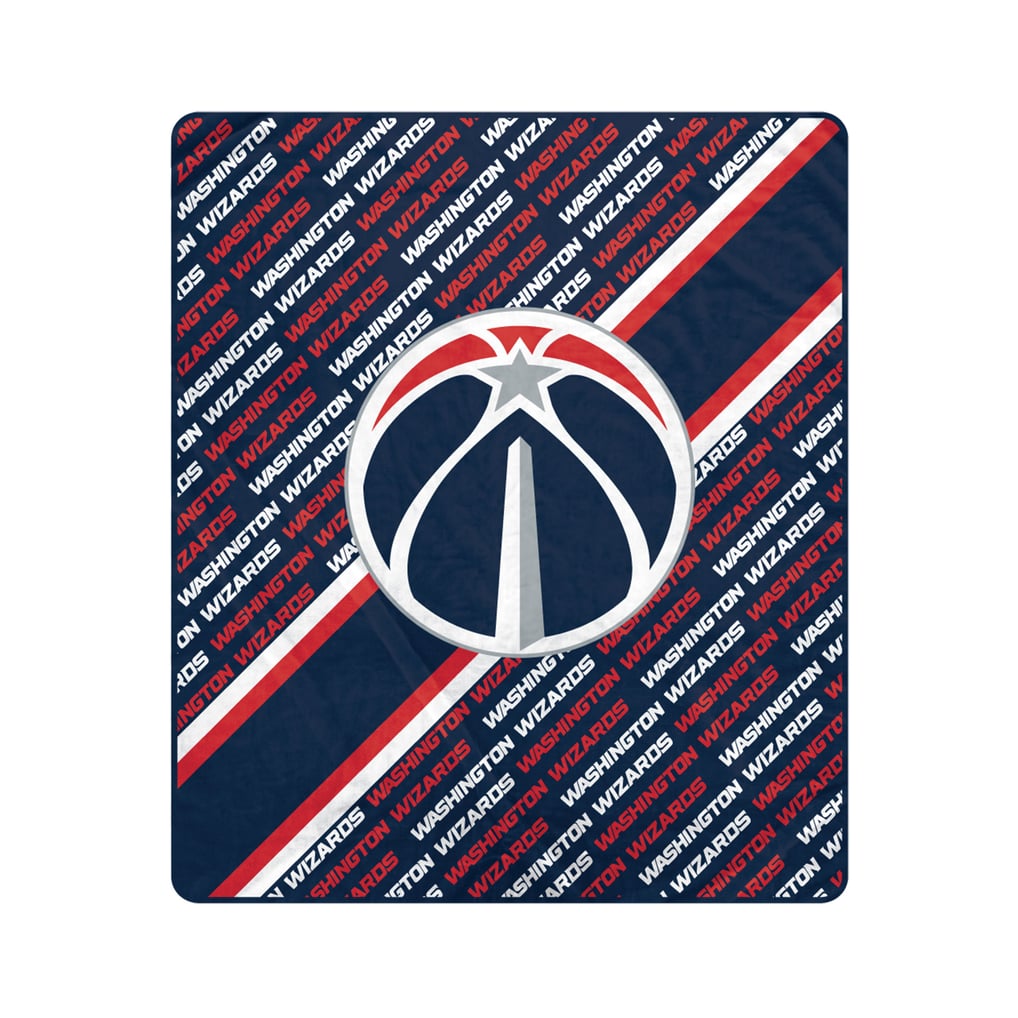 Washington Wizards Pegasus 60" x 70" Diagonal Lined Wordmark Ultra Soft Blanket