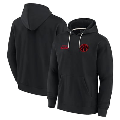 Washington Wizards Fanatics Unisex Elements Super Soft Fleece Pullover Hoodie - Black