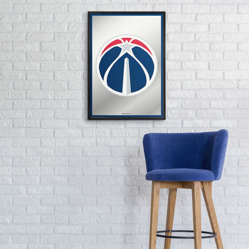 Washington Wizards 27" x 19" Framed Mirrored Wall Sign