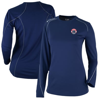 Washington Wizards Columbia Women's Omni-Wick Shotgun Pullover Top - Navy
