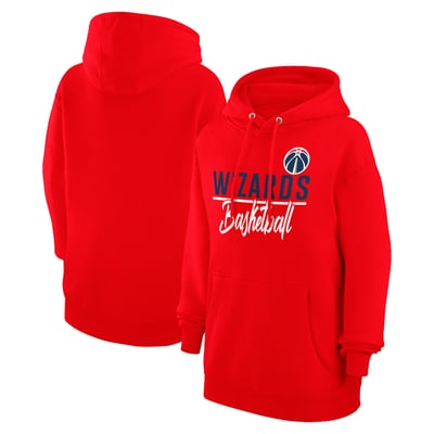 Washington Wizards G-III 4Her by Carl Banks Women's Graphics Fleece Pullover Hoodie - Red