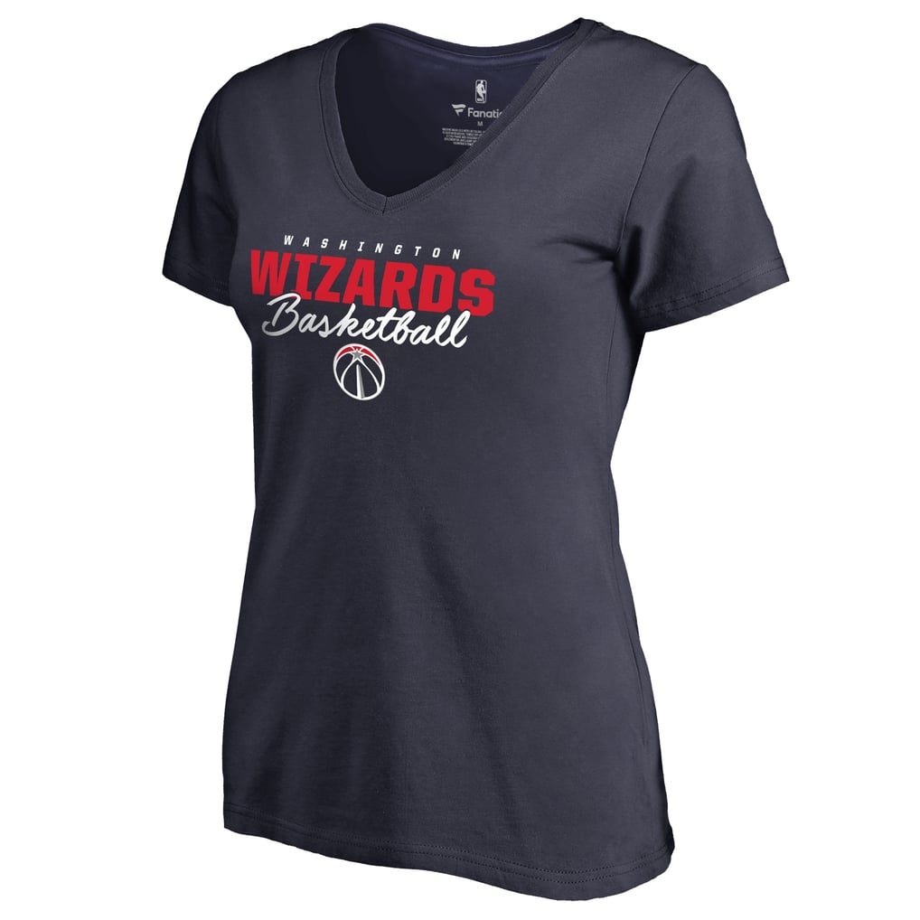 Washington Wizards Women's Script Assist V-Neck T-Shirt - Navy