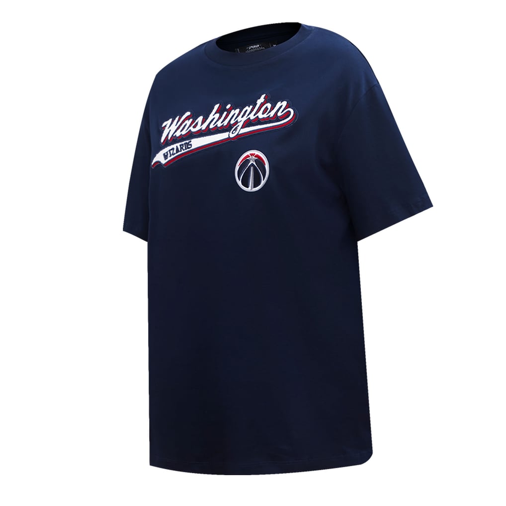 Washington Wizards Pro Standard Women's Script Boyfriend T-Shirt - Navy