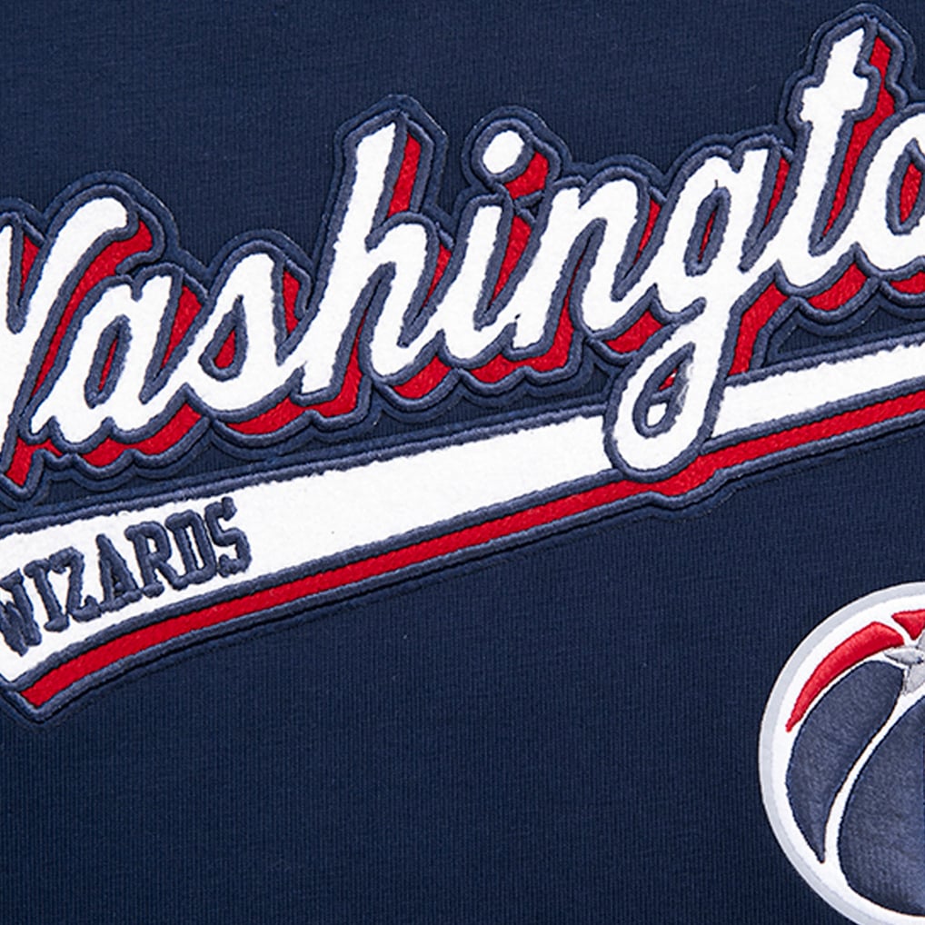 Washington Wizards Pro Standard Women's Script Boyfriend T-Shirt - Navy