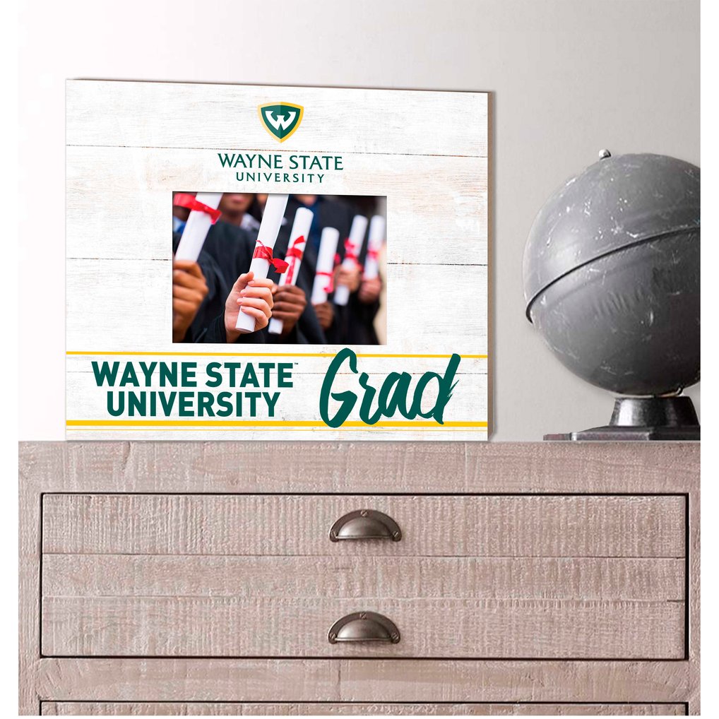  Wayne State Warriors  13.5" x 11.5" Grad Frame