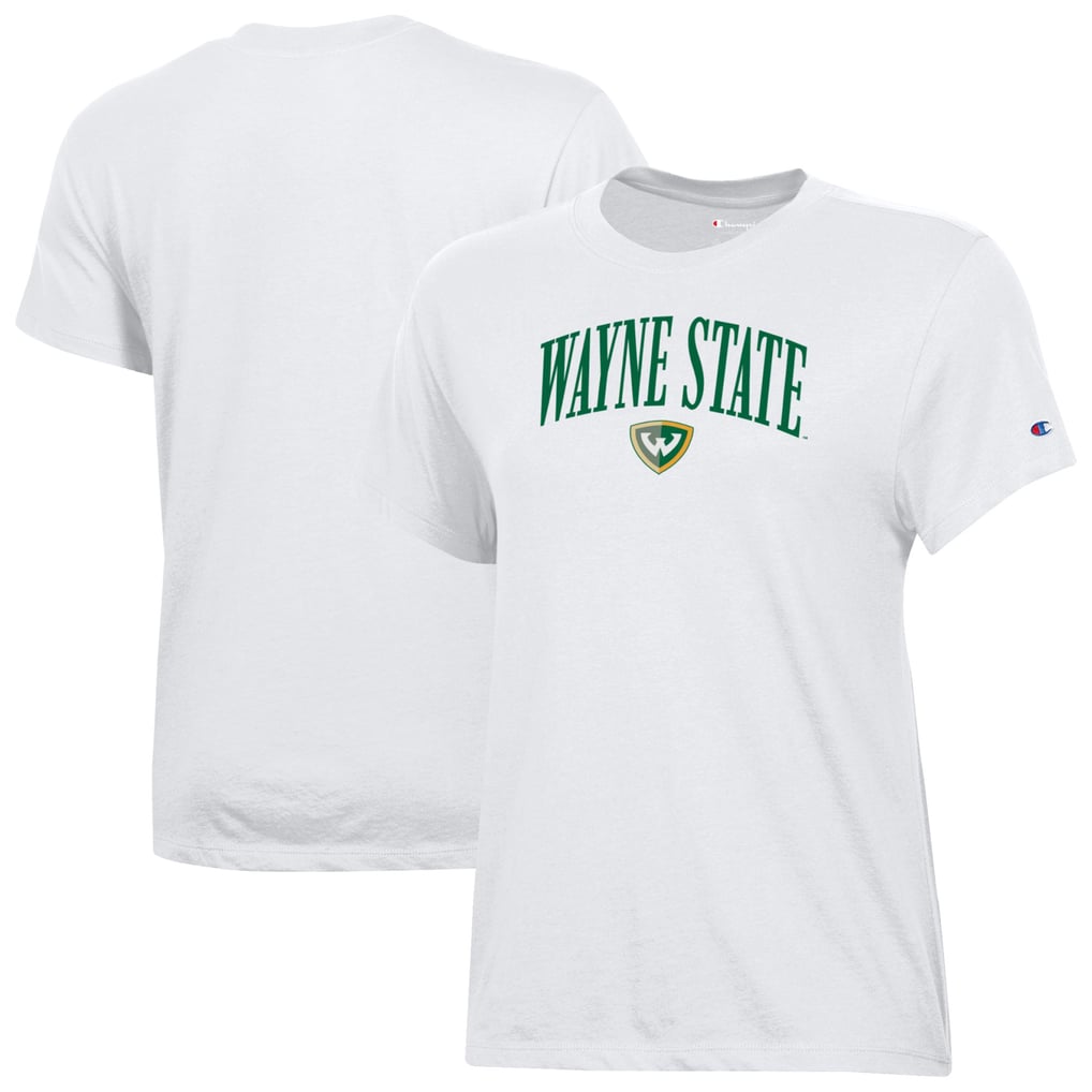  Wayne State Warriors Champion Women's Core T-Shirt - White