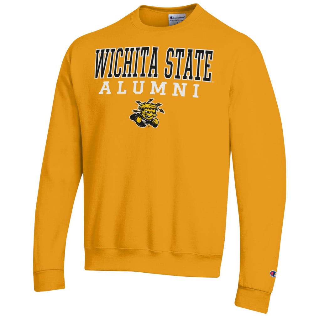 Wichita State Shockers Champion Alumni Arched Pullover Sweatshirt - Yellow