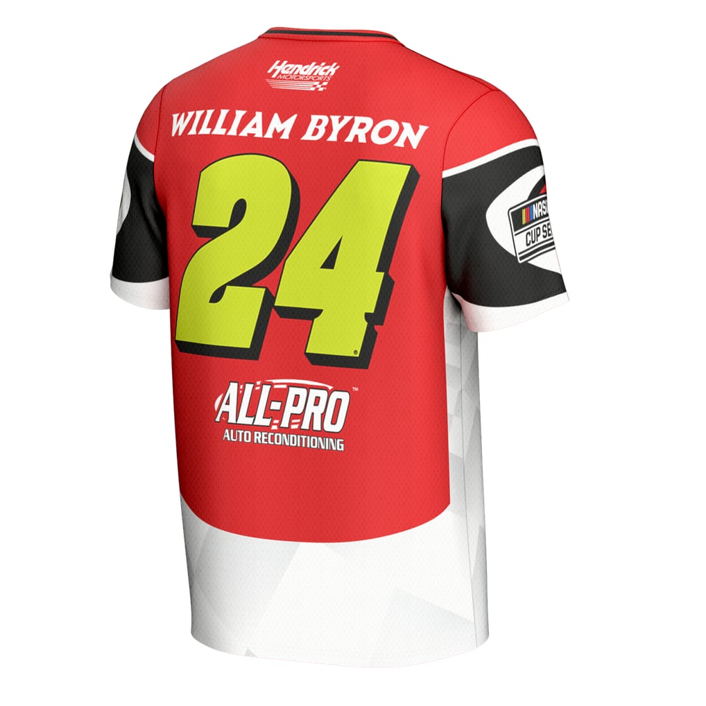  William Byron ProSphere All Pro Soccer Jersey - Red/White