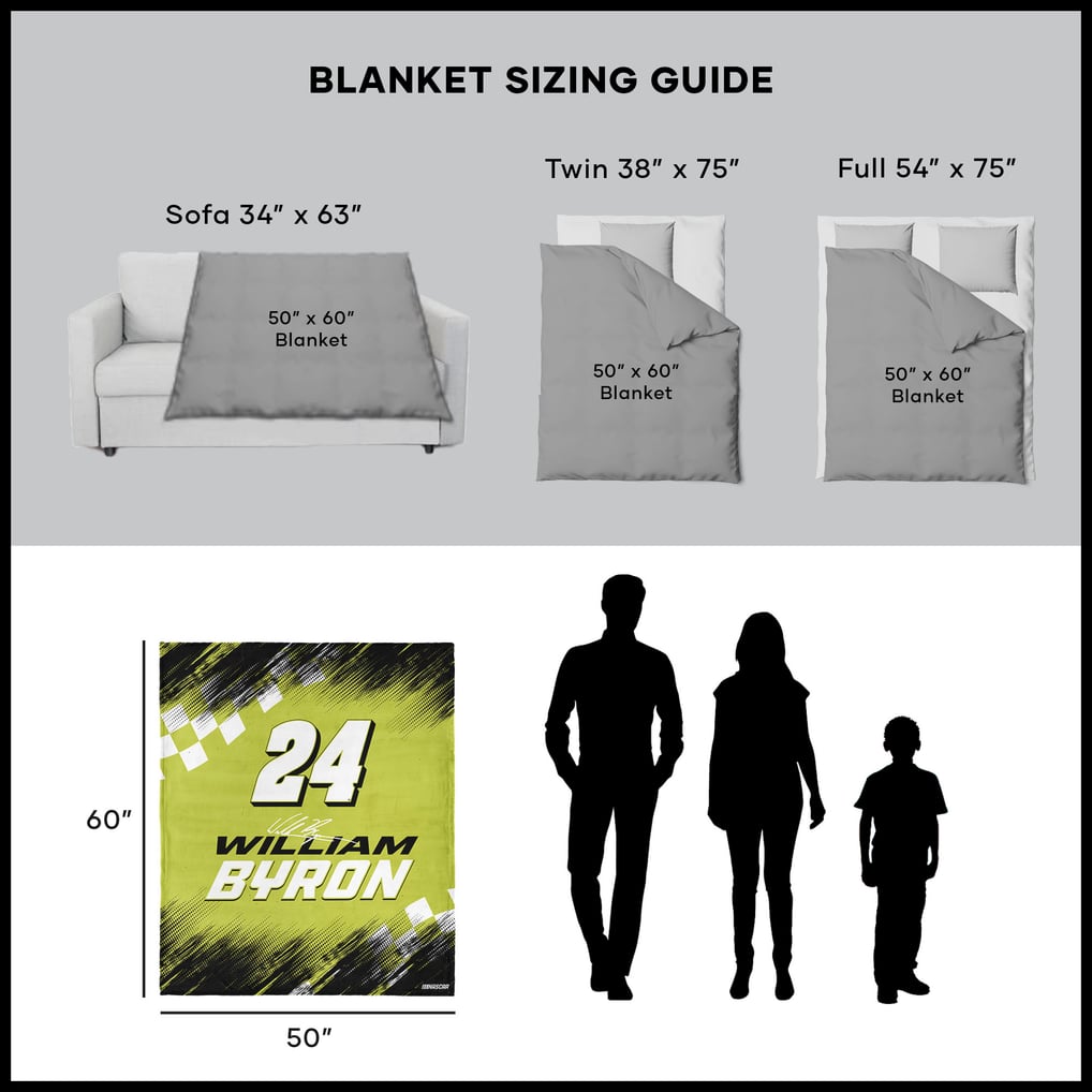  William Byron The Northwest Group Silk Touch Throw Blanket