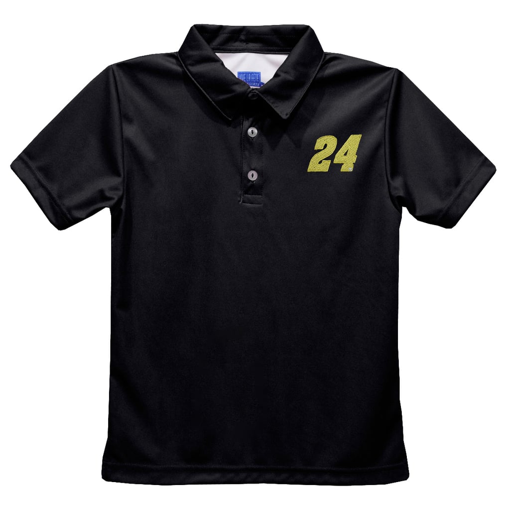  William Byron Vive La Fete Toddler Solid Polo - Black