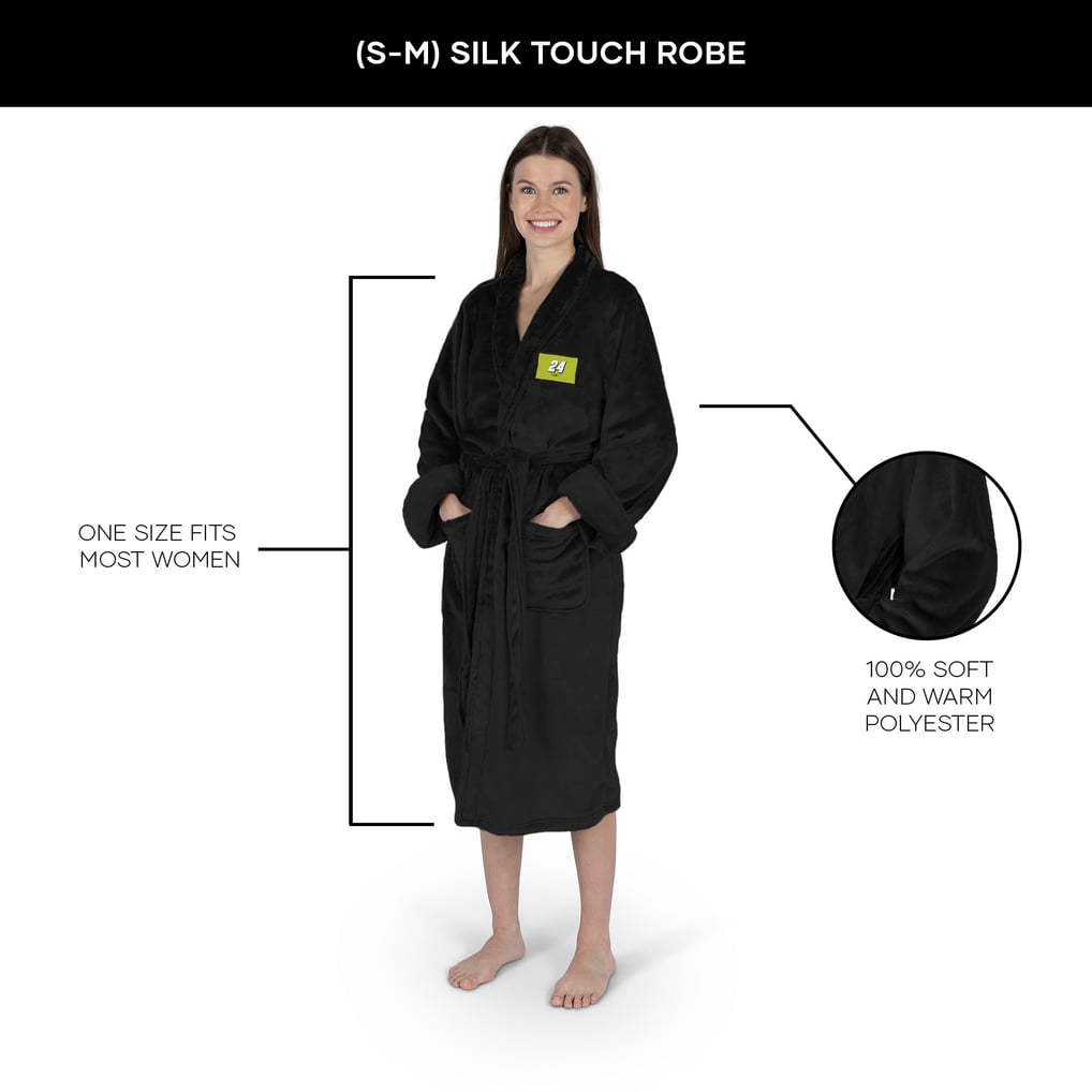  William Byron The Northwest Group Women's Silk Touch Robe - Black