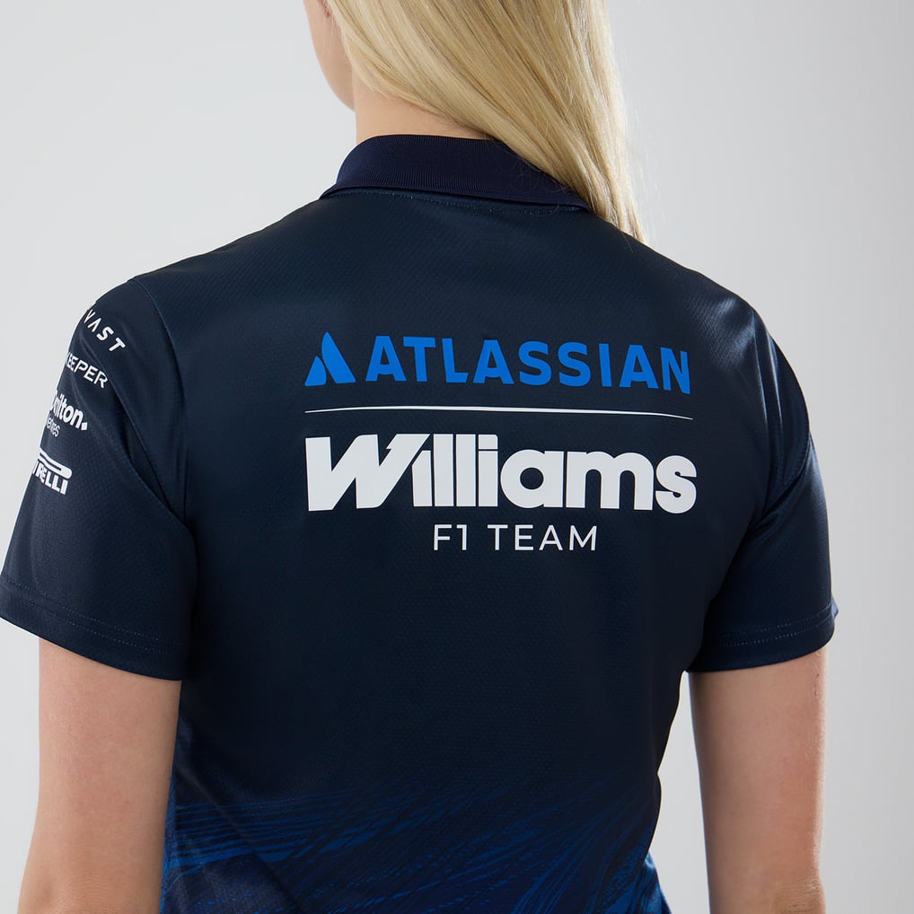 Williams Racing New Era Women's Tech Polo - Navy