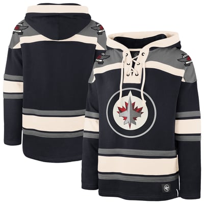  Winnipeg Jets '47 Superior Lacer Hoodie - Navy