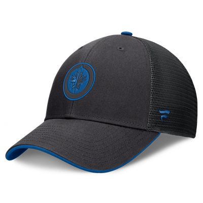 Winnipeg Jets Fanatics Fundamental Limits Trucker Adjustable Hat - Black