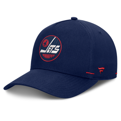 Winnipeg Jets Fanatics Alternate Authentic Pro Rink A-Frame Adjustable Hat - Navy