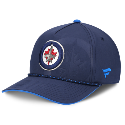  Winnipeg Jets Fanatics On Stage Podium A-Frame Adjustable Hat - Navy