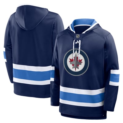 Winnipeg Jets Fanatics Prime Time Fleece Hoodie - Navy
