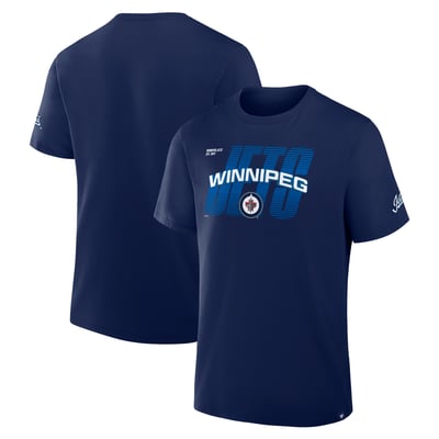 Winnipeg Jets Fanatics Team Vision Legacy T-Shirt - Navy