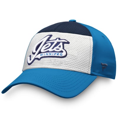 Winnipeg Jets Fanatics Breakaway Alternate Jersey Flex Hat - White/Blue