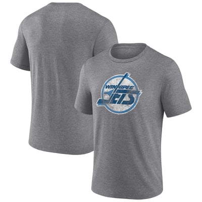  Winnipeg Jets Wraparound Tri-Blend T-Shirt - Heather Gray