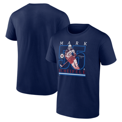 Mark Scheifele Winnipeg Jets Player Show T-Shirt - Navy