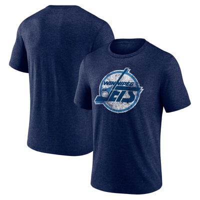  Winnipeg Jets Wraparound Tri-Blend T-Shirt - Navy