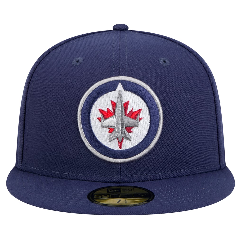  Winnipeg Jets New Era Core 59FIFTY Fitted Hat - Navy