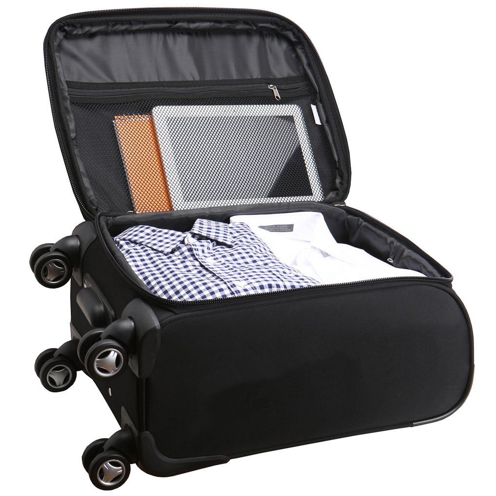 Winnipeg Jets MOJO 21" Softside Spinner Carry-On - Black
