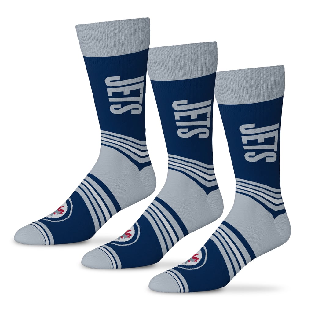  Winnipeg Jets Starter Unisex Rally Cry 3-Pack Socks Set - Navy