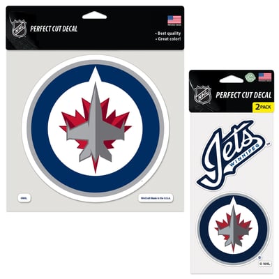 Winnipeg Jets WinCraft Perfect Cut Decal Two-Pack Set