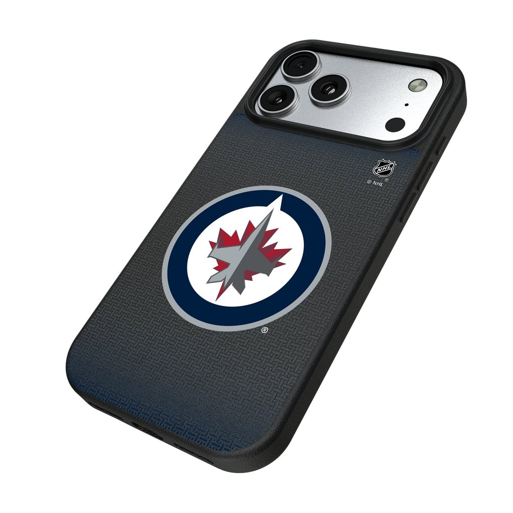 Winnipeg Jets Linen Logo iPhone Magnetic Bump Case
