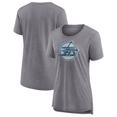 Winnipeg Jets Fanatics Women's Special Edition 2.0 Modern T-Shirt - Heather Gray