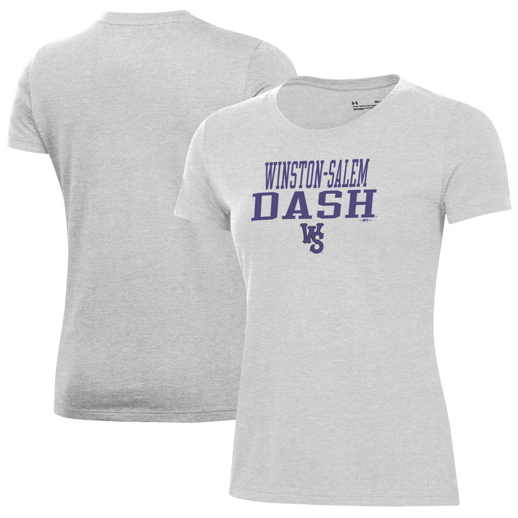Winston-Salem Dash Under Armour Women's Performance T-Shirt - Gray