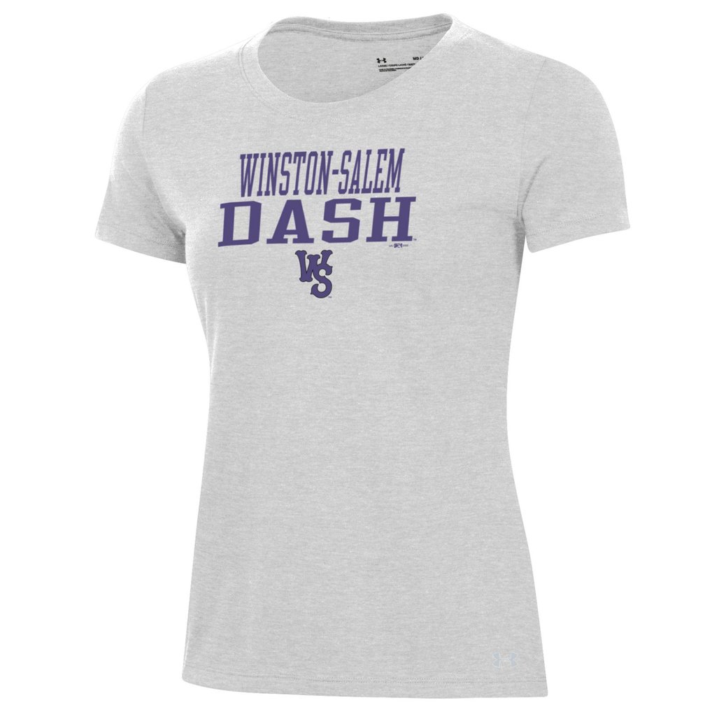 Winston-Salem Dash Under Armour Women's Performance T-Shirt - Gray