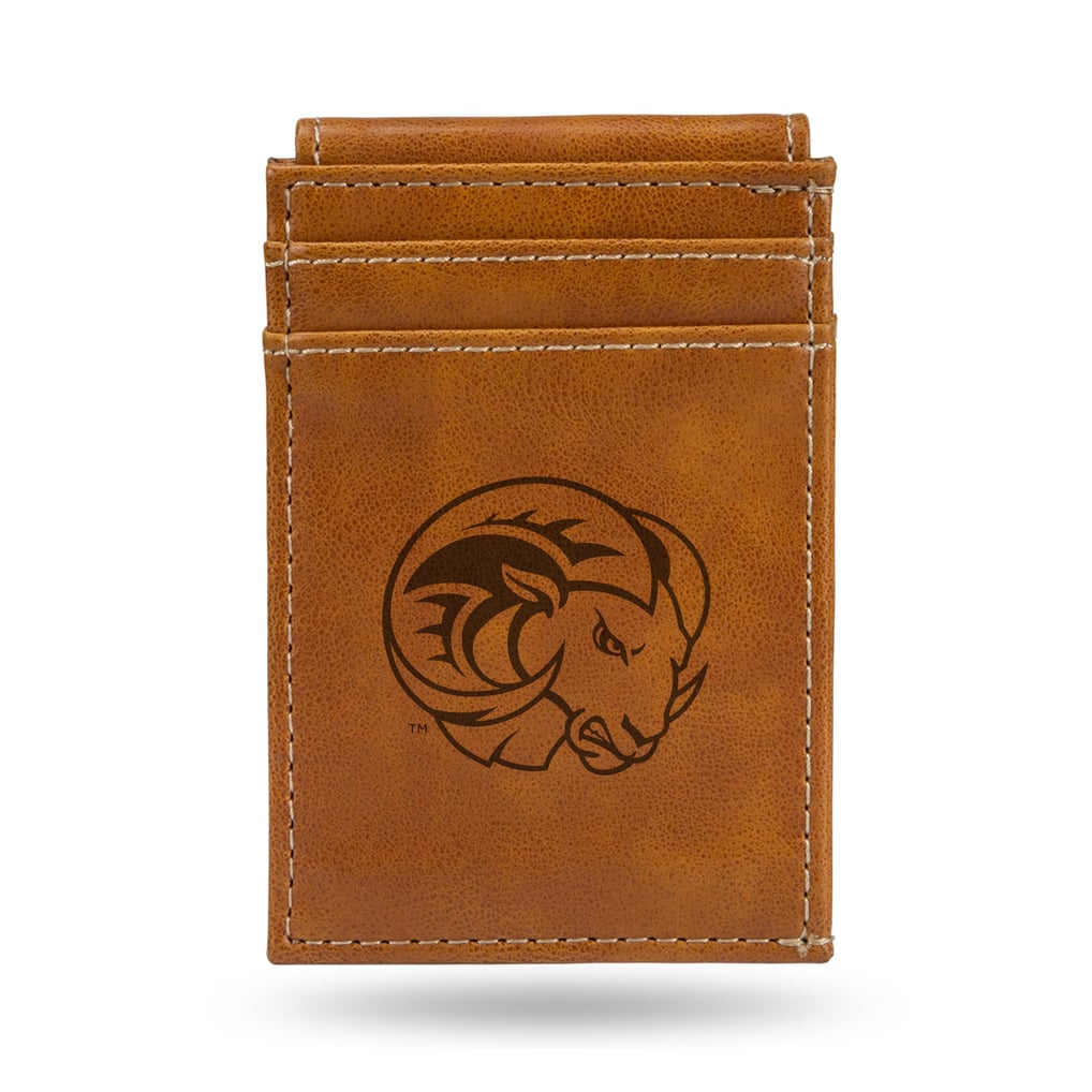 Winston-Salem State Rams Front Pocket Wallet - Brown