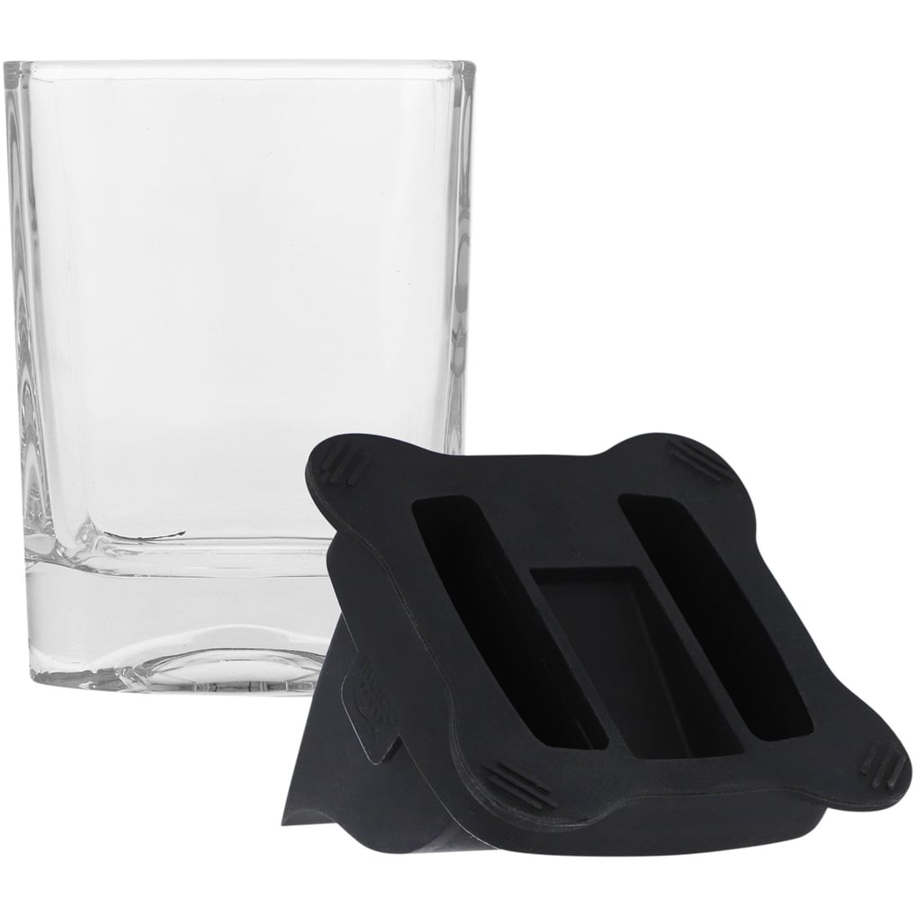 Winston-Salem State Rams 10oz. Ice Wedge Glass