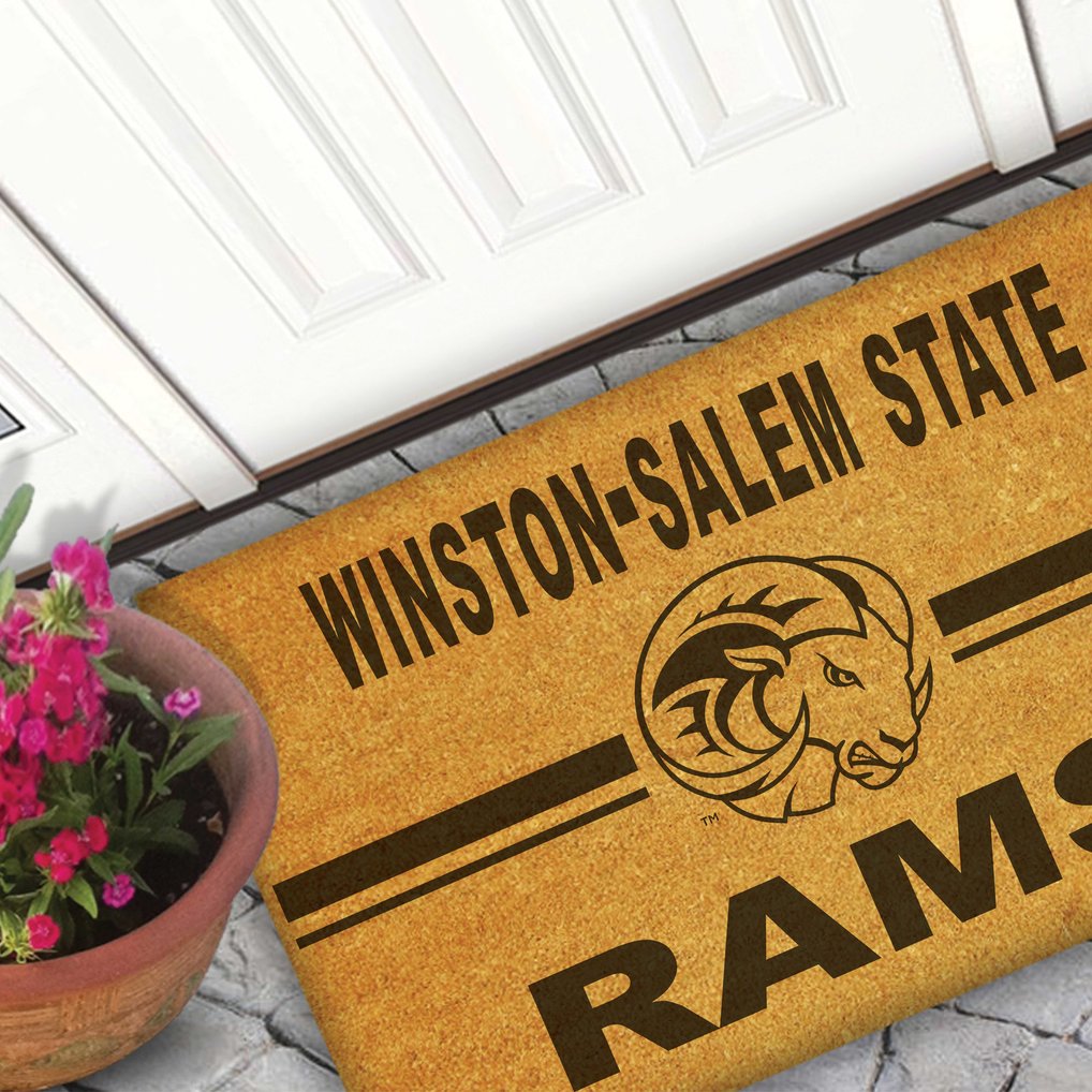 Winston-Salem State Rams 18" x 30" Team Logo Doormat