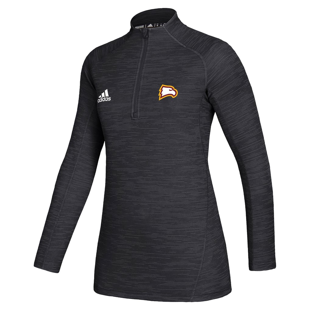  Winthrop Eagles adidas Women's Game Mode Performance Quarter-Zip Pullover Top - Black