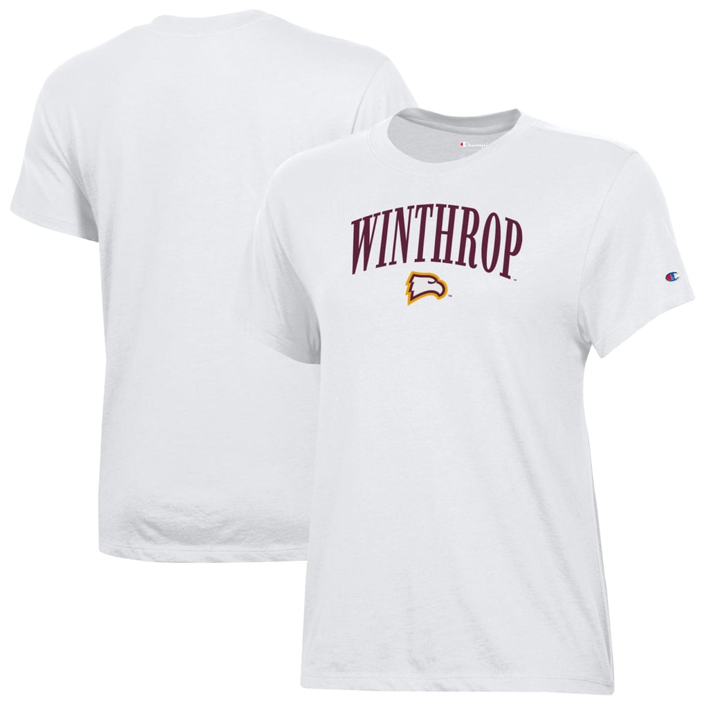  Winthrop Eagles Champion Women's Core T-Shirt - White