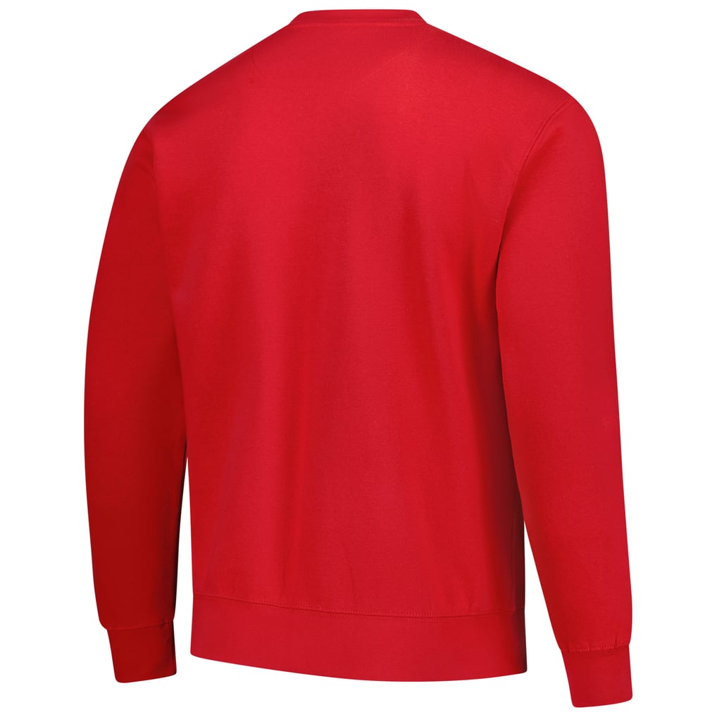  Wisconsin Badgers Mitchell & Ness Elite Script Pullover Sweatshirt - Red