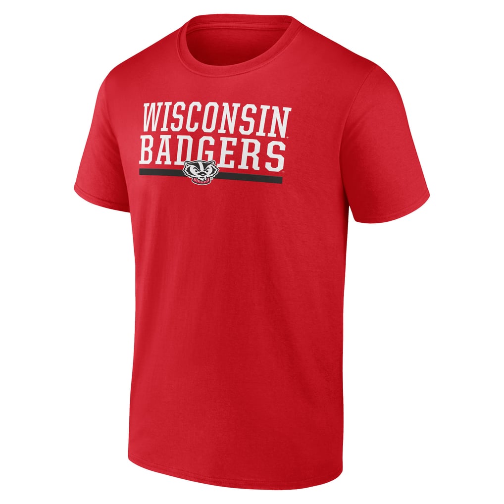 Wisconsin Badgers Collegiate Stack T-Shirt - Red