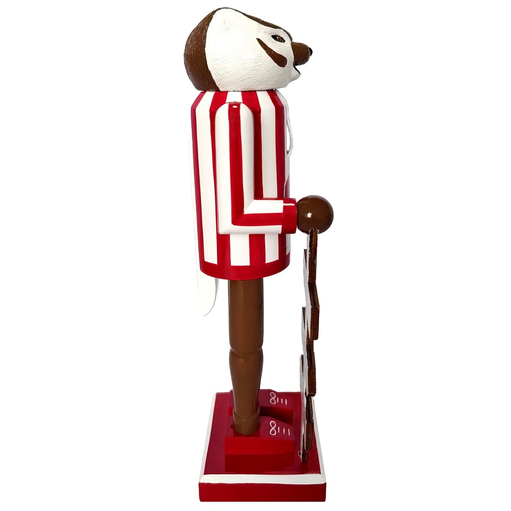 Wisconsin Badgers 12" Mascot Nutcracker