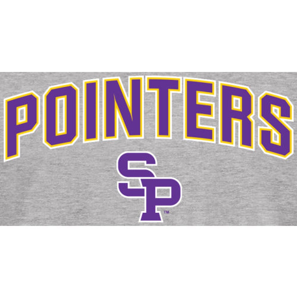 Wisconsin-Stevens Point Pointers Proud Mascot Long Sleeve T-Shirt - Ash