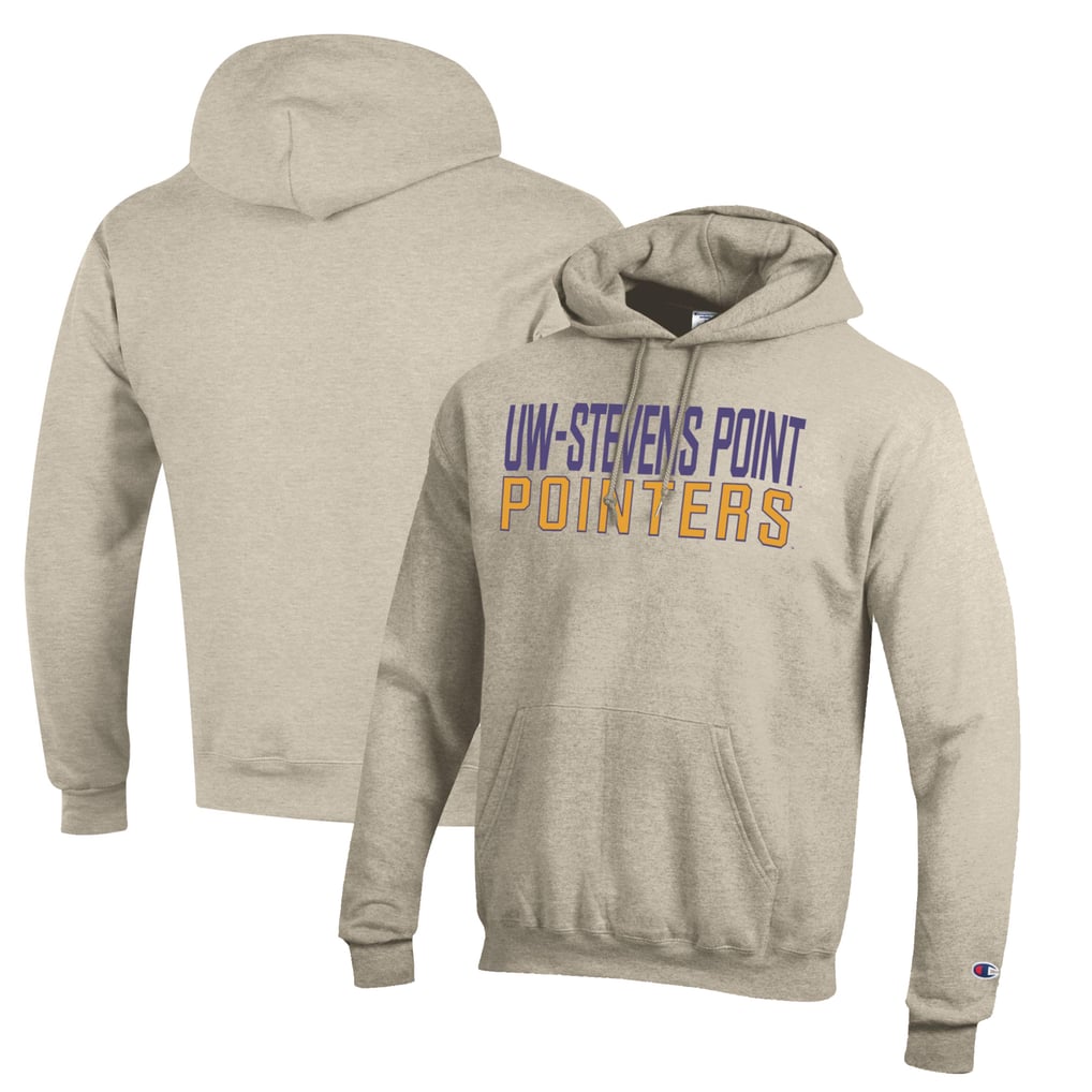 Wisconsin-Stevens Point Pointers Champion Eco Powerblend Pullover Hoodie - Oatmeal