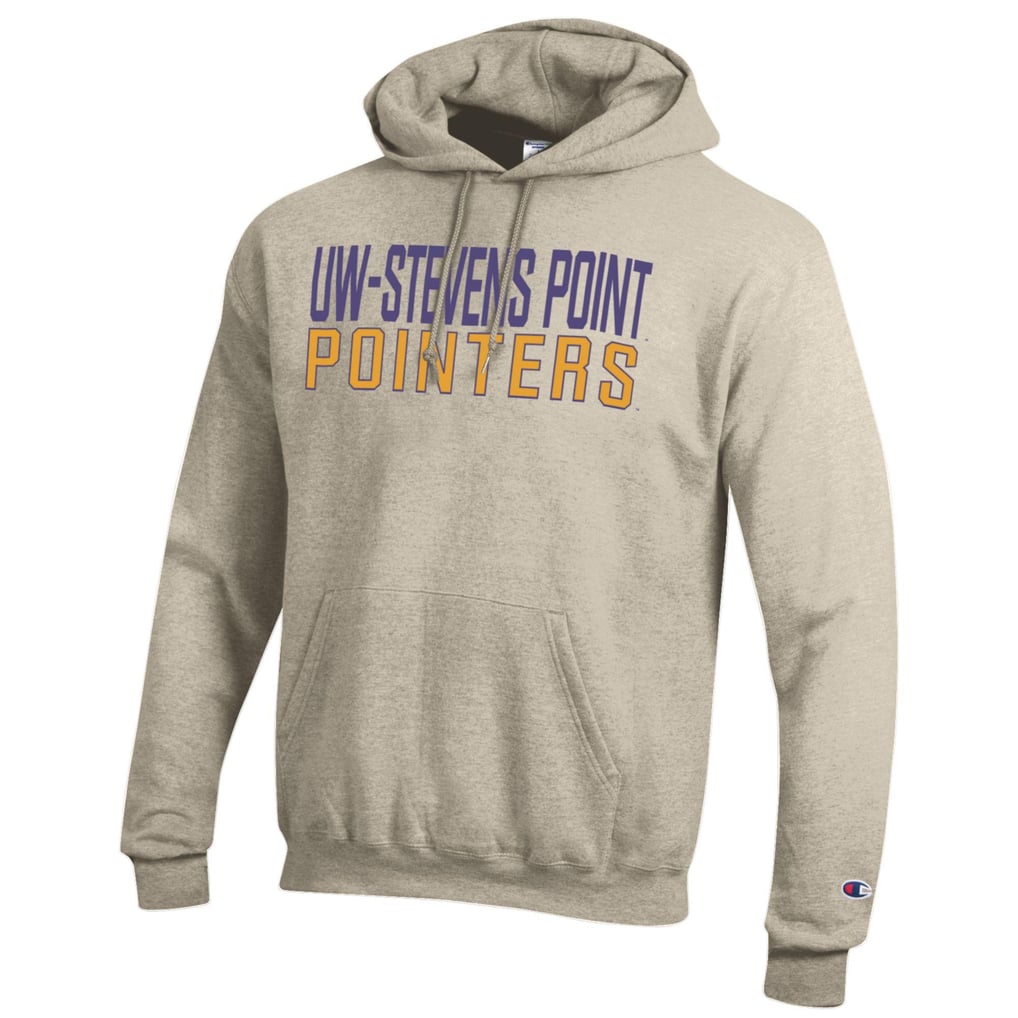 Wisconsin-Stevens Point Pointers Champion Eco Powerblend Pullover Hoodie - Oatmeal