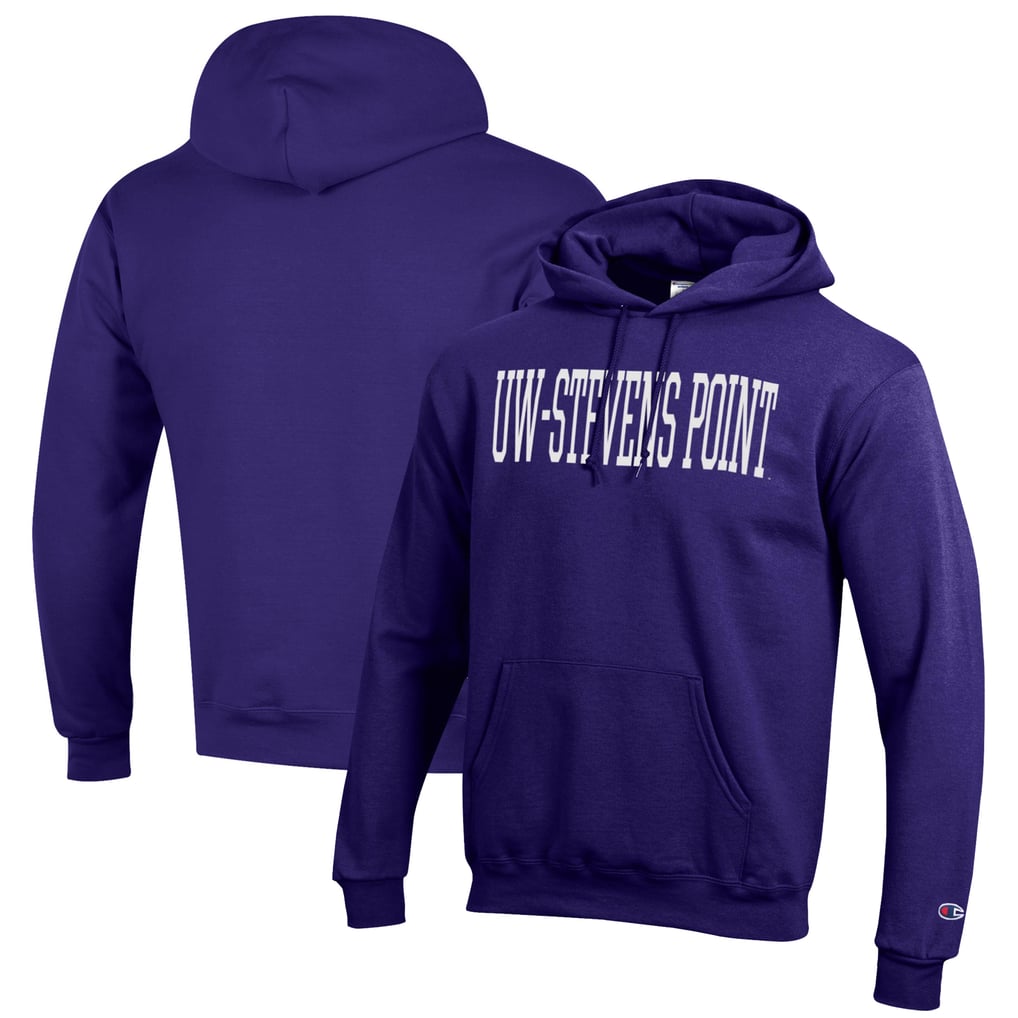 Wisconsin-Stevens Point Pointers Champion Eco Powerblend Pullover Hoodie - Purple